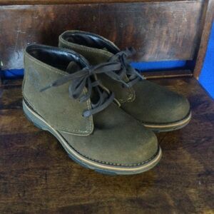 Men's Dunham New Balance Leather Suede Chukka 8D Desert Boots Brown